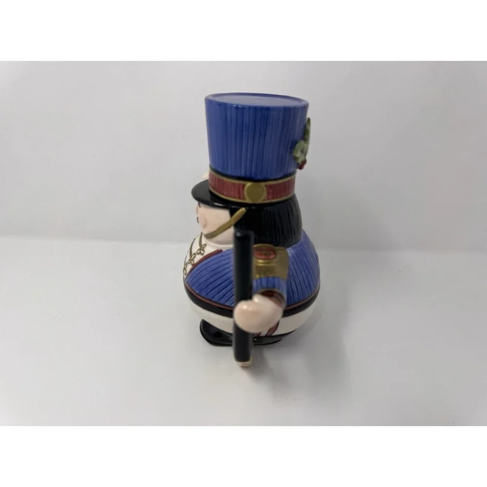 Fitz & Floyd Essentials Nutcracker Soldier Snack Therapy Bear Teapot Cup